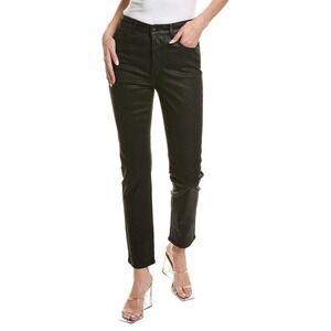 AG Adriano Goldschmied Alexxis Slim High Rise Coated Sparkle Black Jeans 27 212